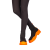 Ghete dama Triza negre cu portocaliu - Kalapod.net